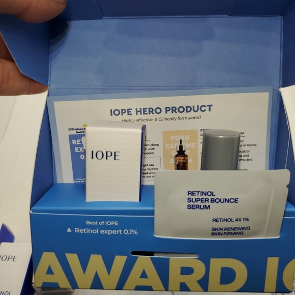IOPE Retinol Essential Sample Kit Expert 0.1% Wrinkle Corrector 30mL K Beauty - Picture 2 of 11
